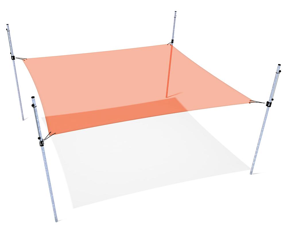 Awning height-adjustable 4x4 m