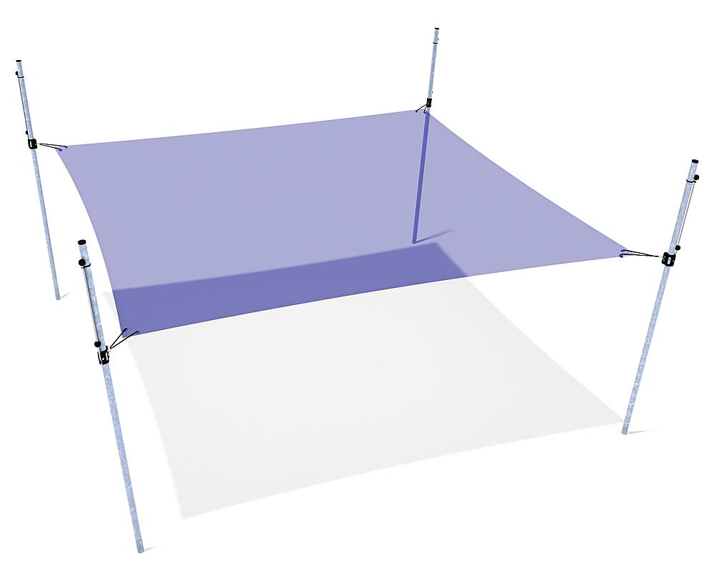 Awning height-adjustable 4x4 m
